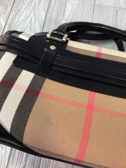Burberry Alchester Bridle Bowling bag House check